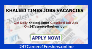 Khaleej Times Jobs